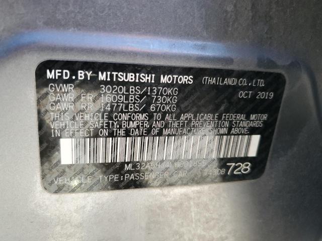 2020 MITSUBISHI MIRAGE LE ML32A5HJ4LH001855