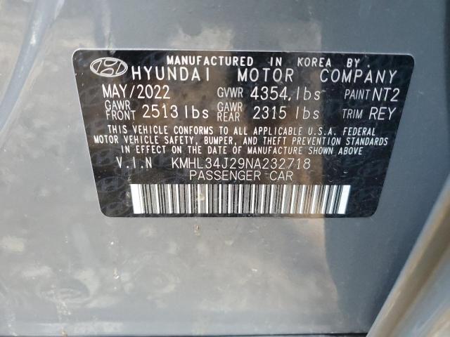 2022 HYUNDAI SONATA LIM #3296307503