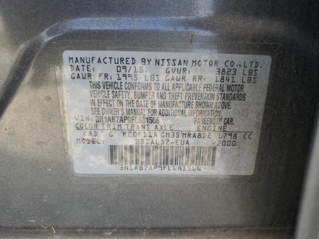 2015 NISSAN SENTRA S #3301683630