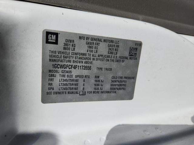 2015 CHEVROLET EXPRESS G2 #3303817425