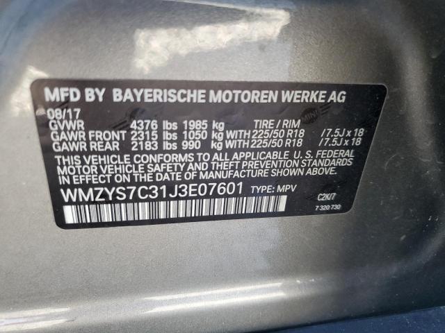 2018 MINI COOPER COU #3302879938