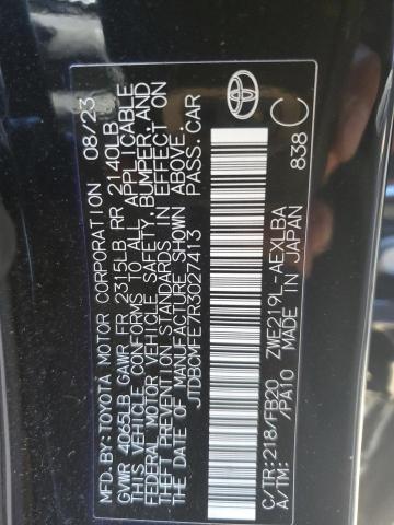 2024 TOYOTA COROLLA LE #3296409646