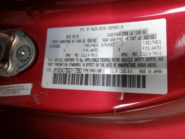 2016 MAZDA MX-5 MIATA #3301908464