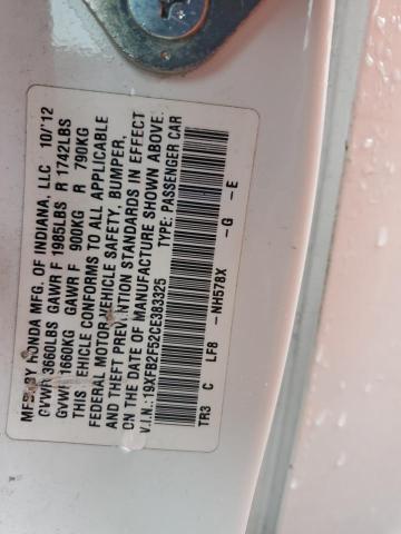 2012 HONDA CIVIC LX #3301976428