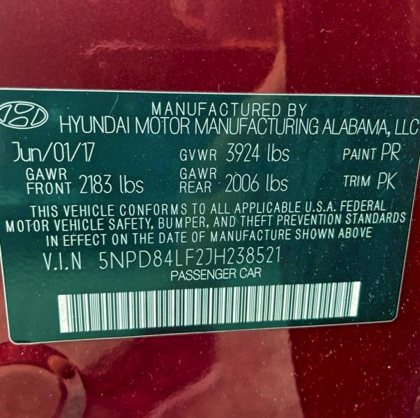 2018 HYUNDAI ELANTRA SE #3296331478