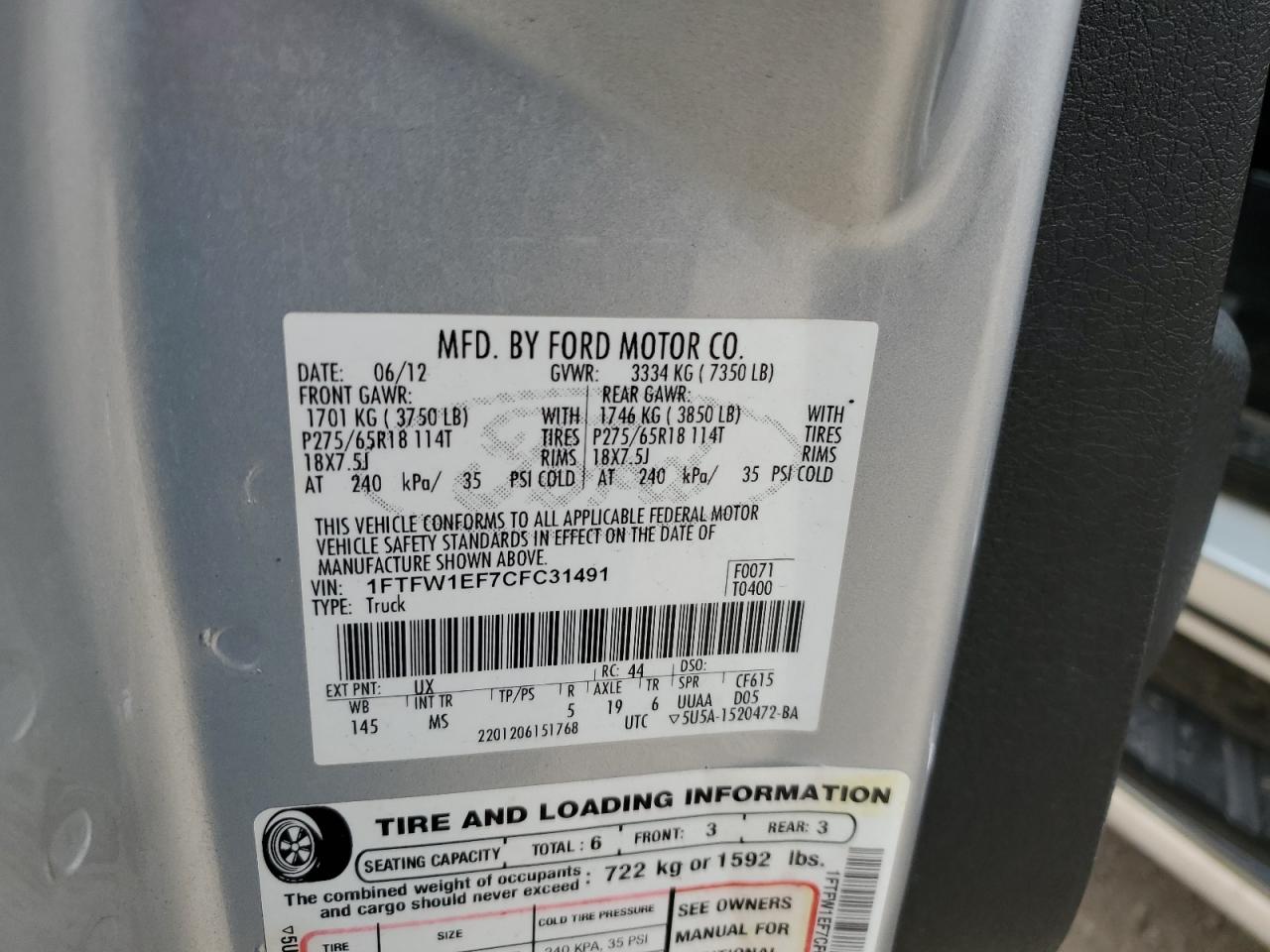 FORD F-150 SUPERCREW