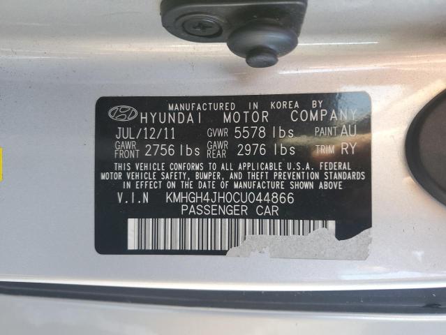 2012 HYUNDAI EQUUS SIGN #3285606307