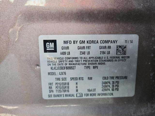 2015 BUICK ENCORE #3285016937