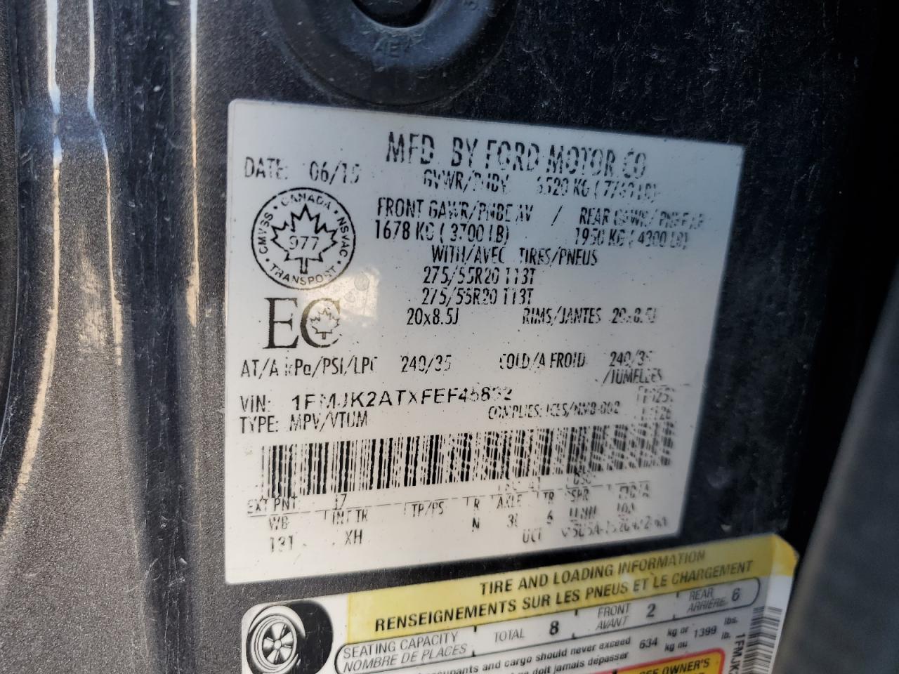 FORD EXPEDITION EL LIMITED