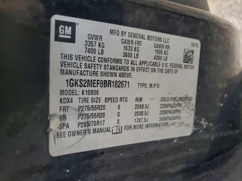 2011 GMC YUKON XL D #3297934785