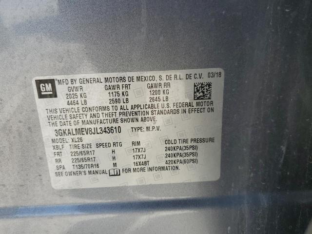 2018 GMC TERRAIN SL - 3GKALMEV8JL343610