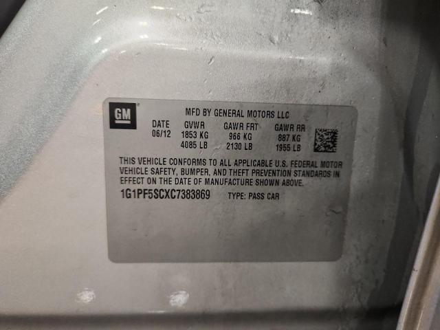 2012 CHEVROLET CRUZE LT #3296364254