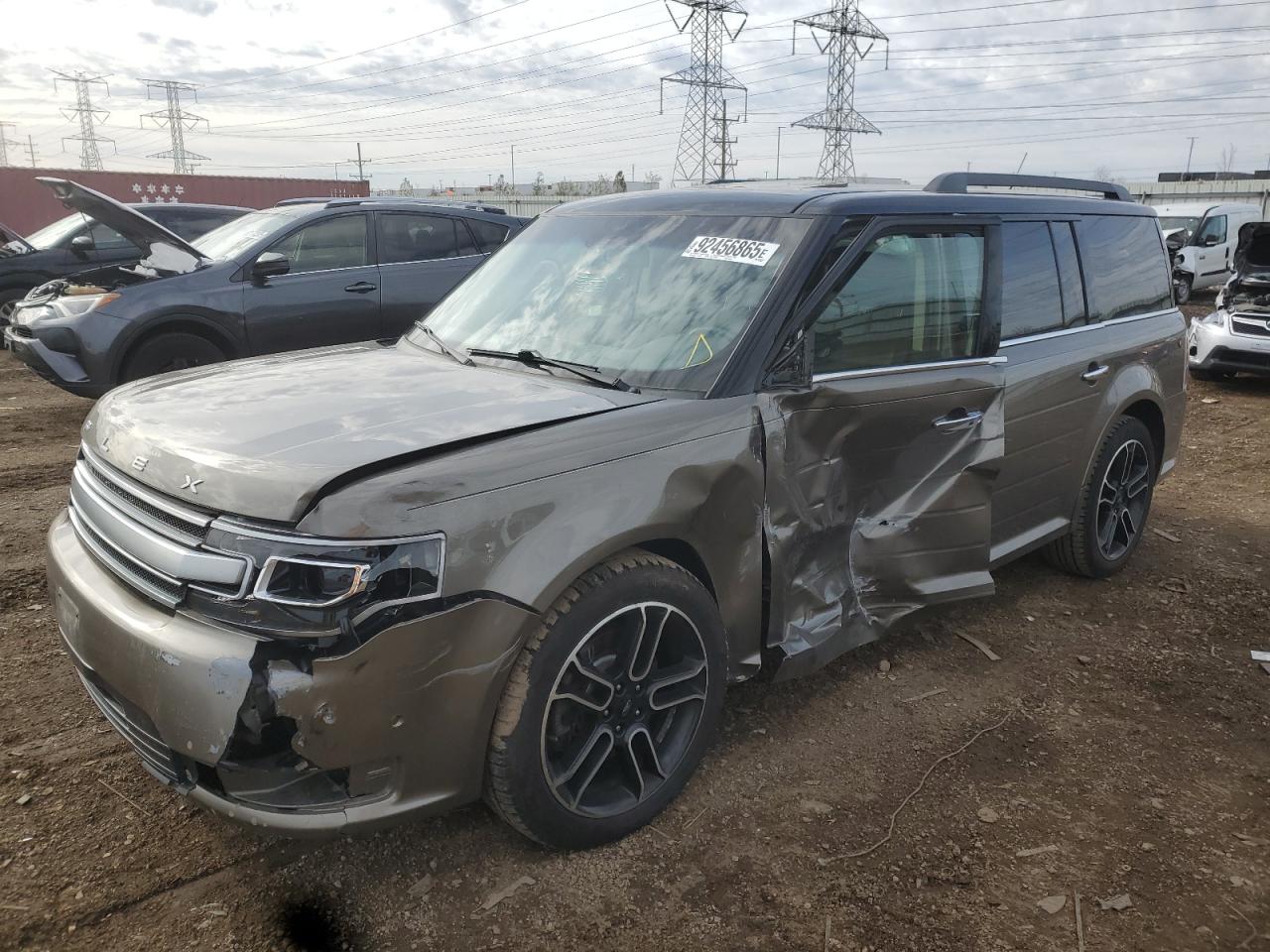 Lot #3302803900 2014 FORD FLEX LIMIT