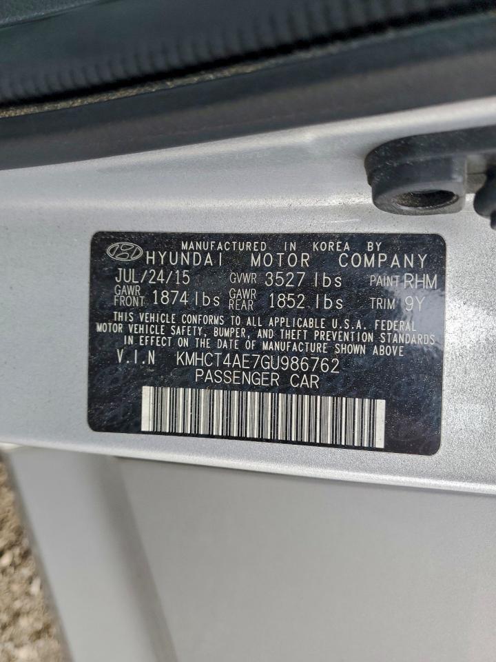 Lot #3305423446 2016 HYUNDAI ACCENT SE