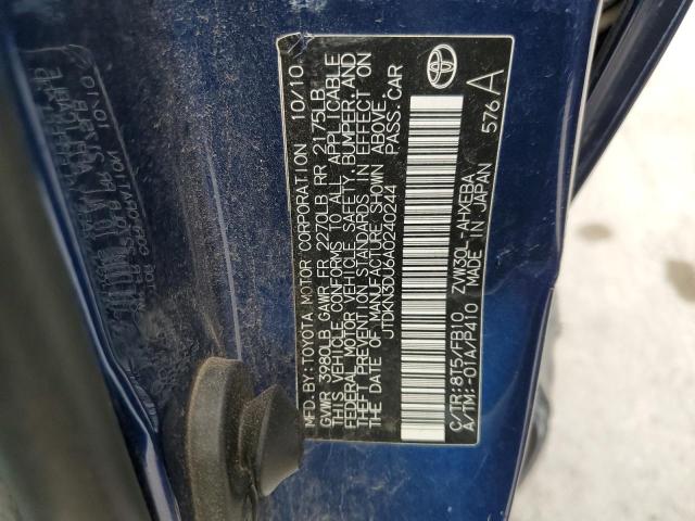 2010 TOYOTA PRIUS #3311535255