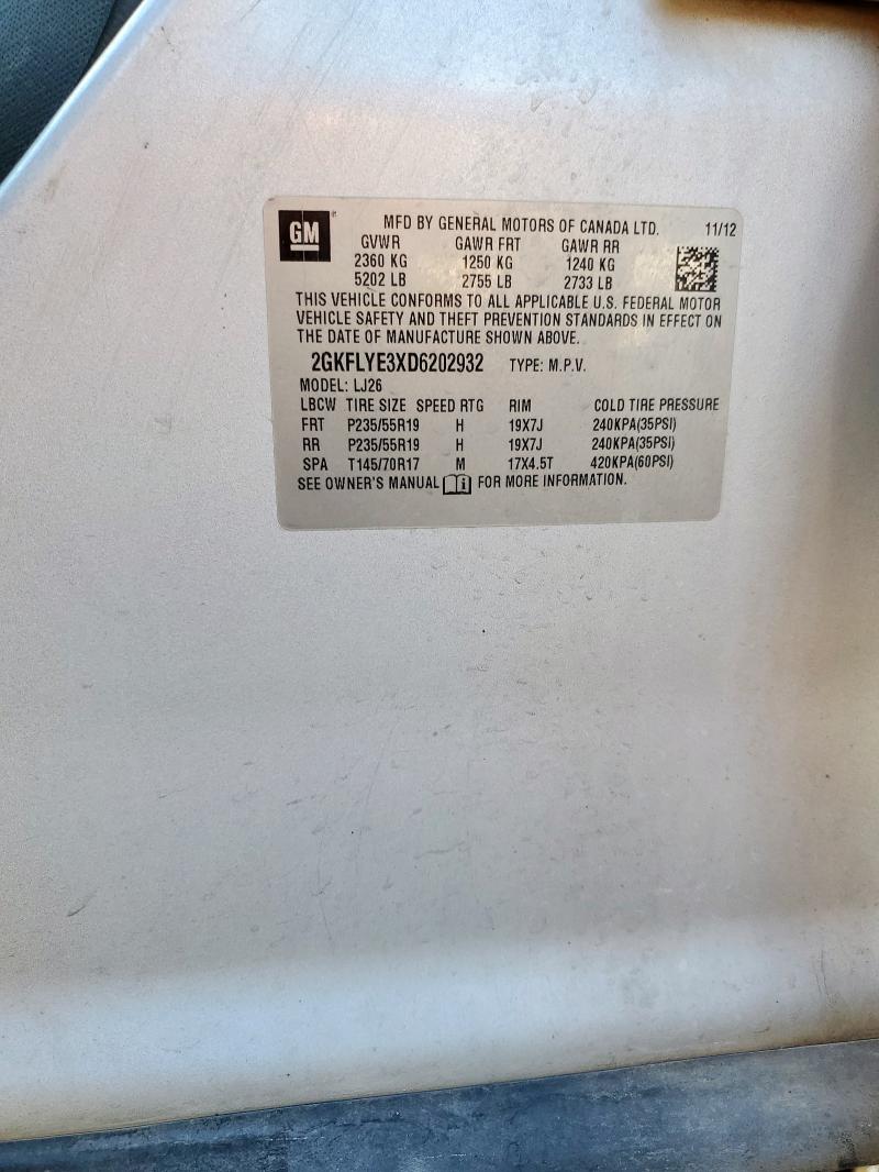 2013 GMC TERRAIN DE #3304887551