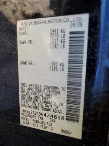 2009 NISSAN ALTIMA 2.5 #3311622311