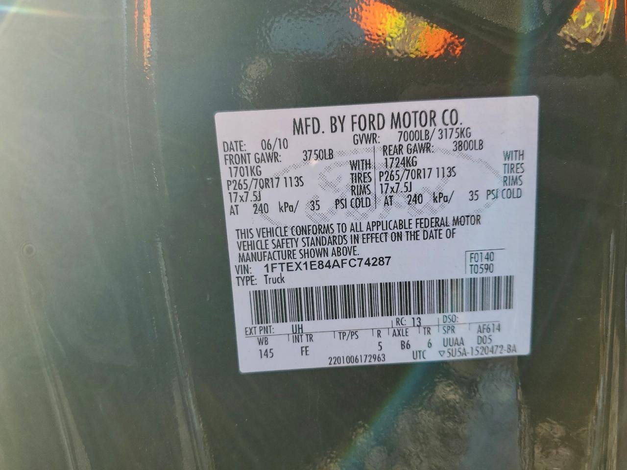 FORD F-150 SUPER CAB