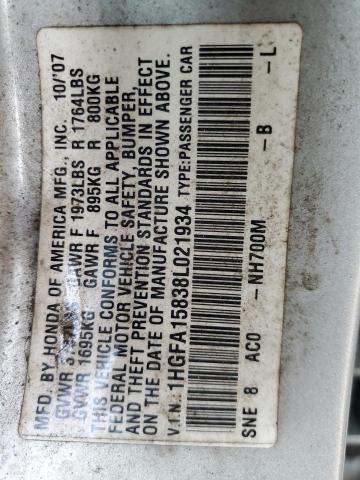 2008 HONDA CIVIC EX #3303816447