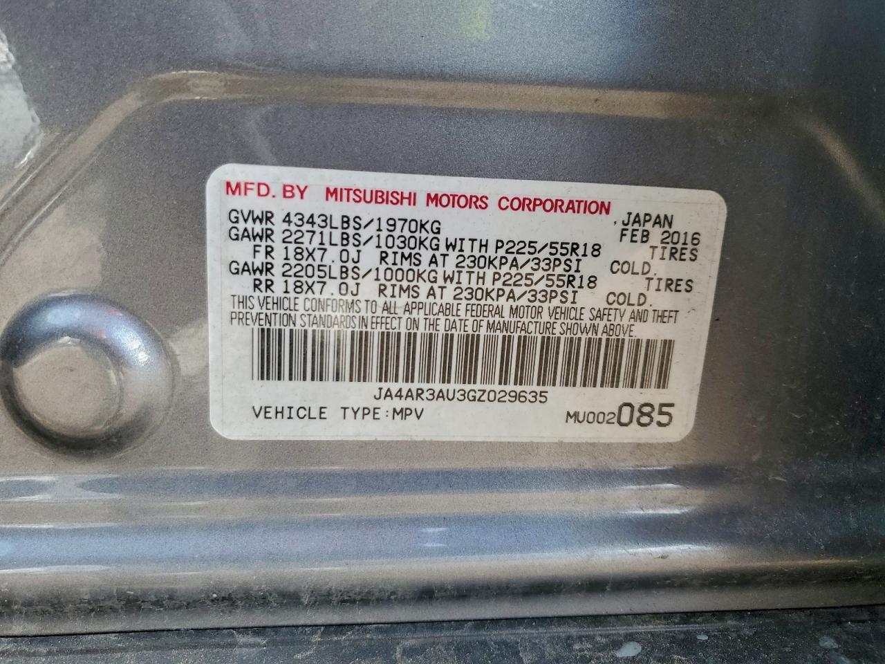 MITSUBISHI OUTLANDER ES