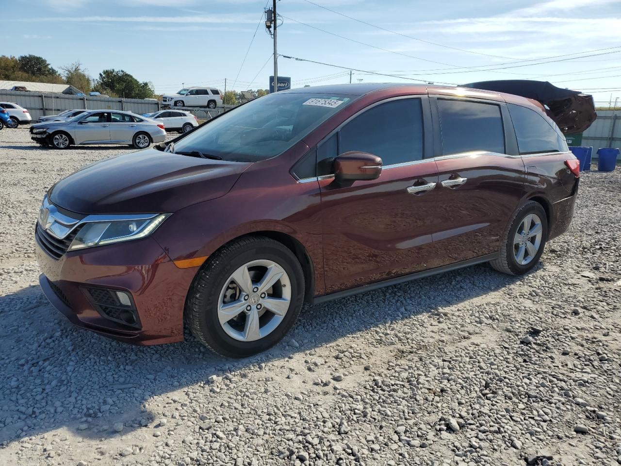 Lot #3286737319 2020 HONDA ODYSSEY EX