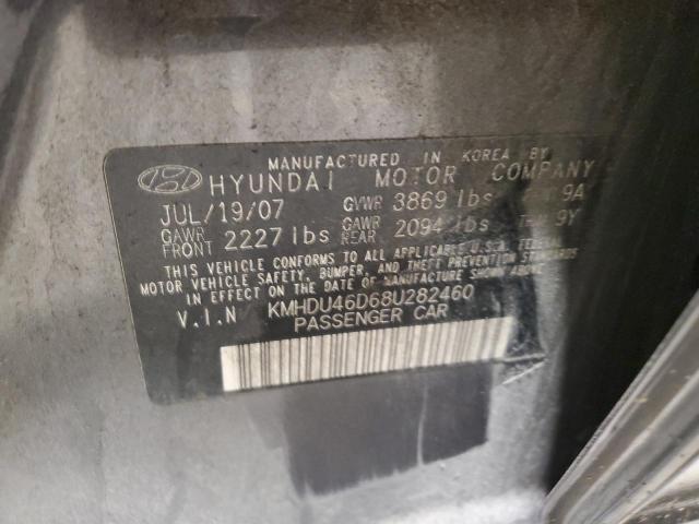 2008 HYUNDAI ELANTRA GL #3301940462