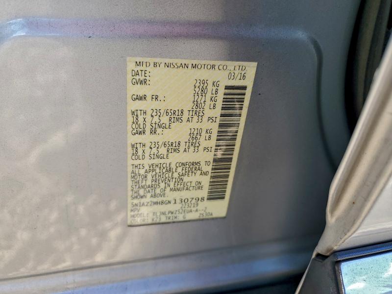 2016 NISSAN MURANO #3303730431