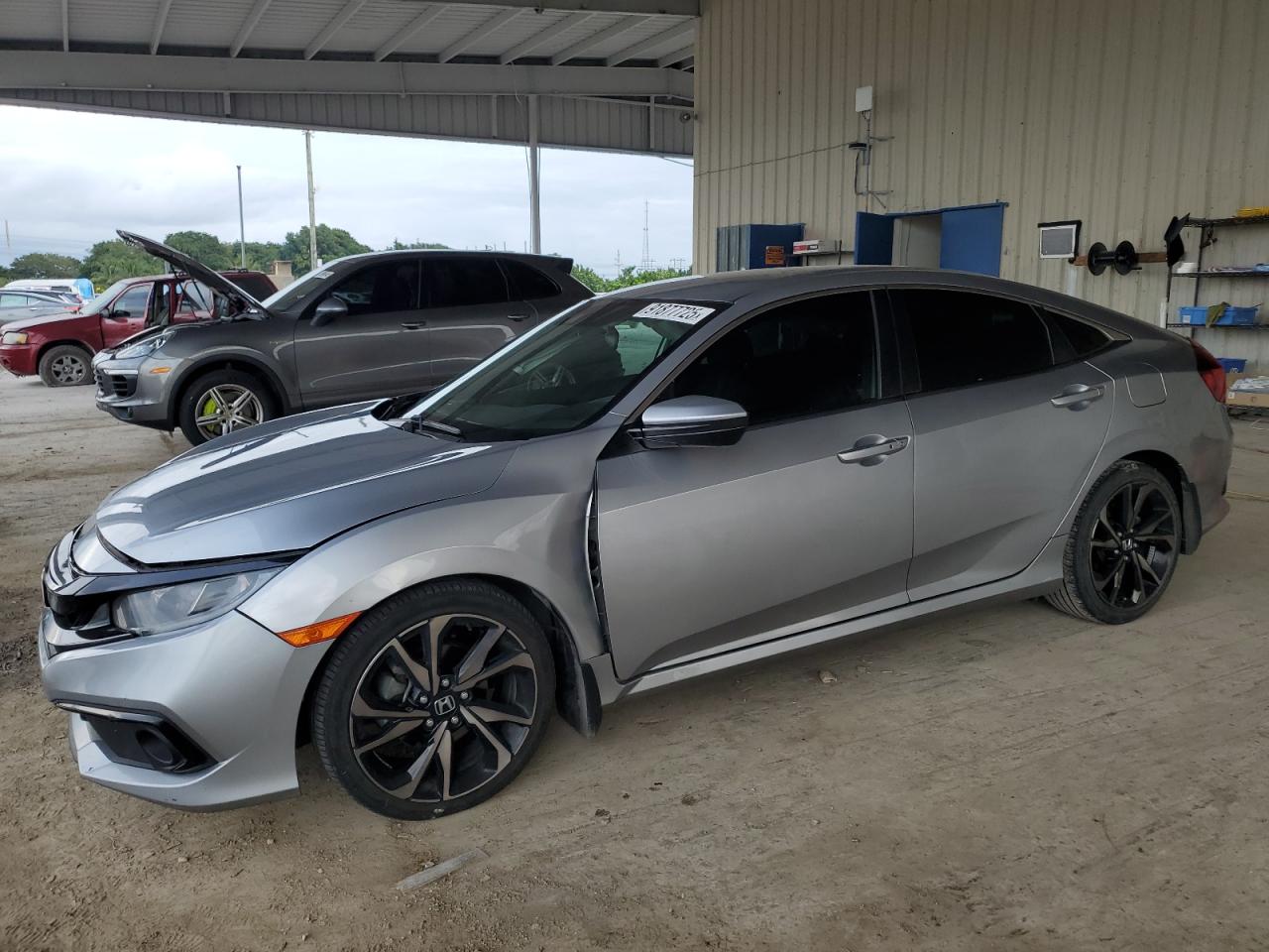 Lot #3297140499 2021 HONDA CIVIC SPOR