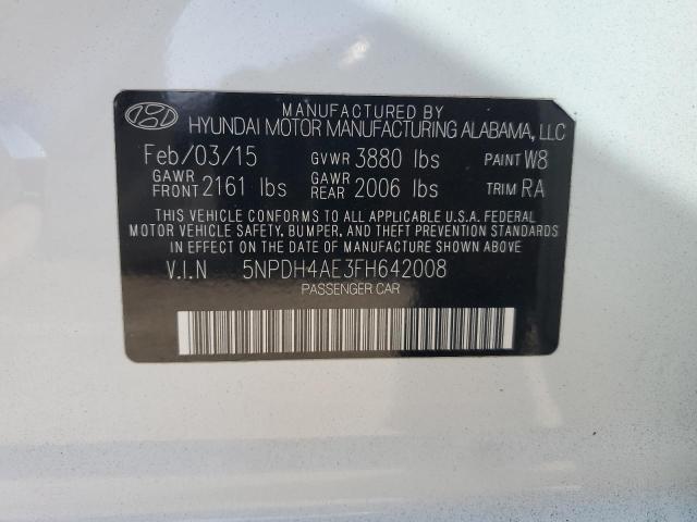 2015 HYUNDAI ELANTRA SE #3282395290