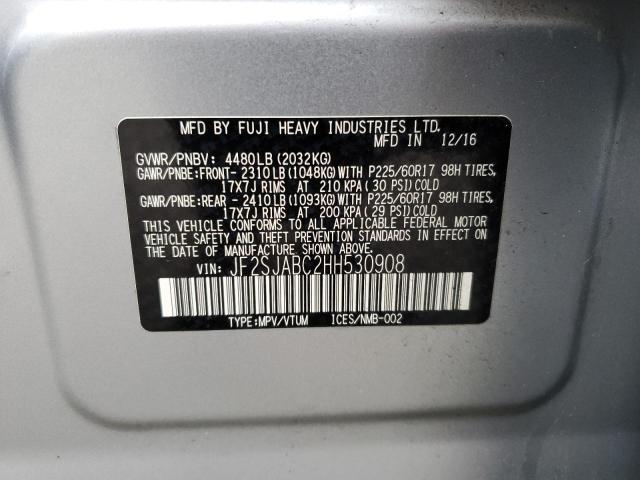 2017 SUBARU FORESTER 2 #3301605727