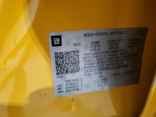 2018 CHEVROLET COLORADO Z #3297057525