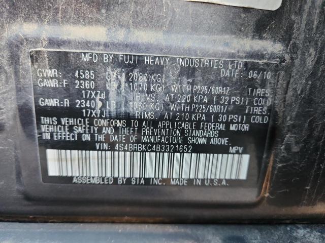 2011 SUBARU OUTBACK 2. - 4S4BRBKC4B3321652