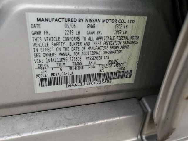 2006 NISSAN ALTIMA S #3293716400