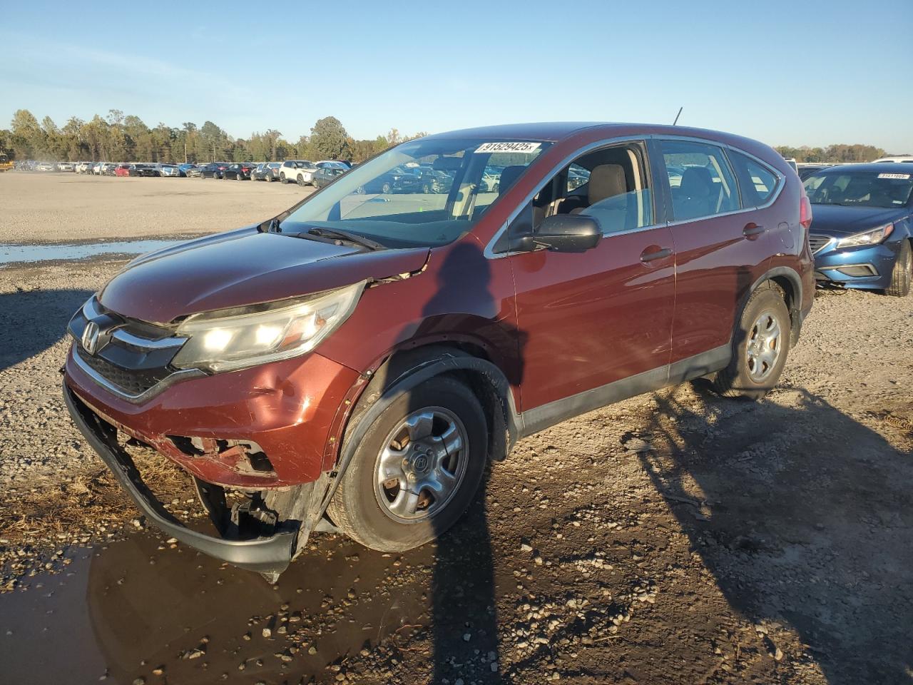 Lot #3302908089 2015 HONDA CR-V LX