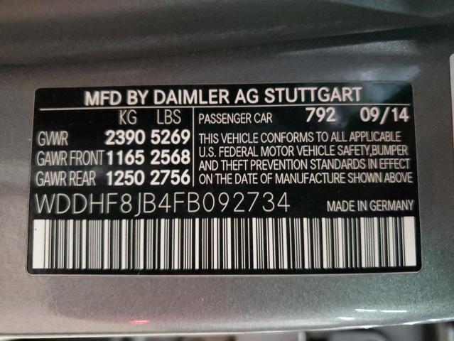 2015 MERCEDES-BENZ E 350 4MAT - WDDHF8JB4FB092734