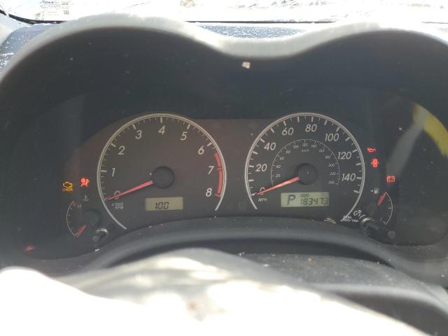 2009 TOYOTA COROLLA BA #3302746036