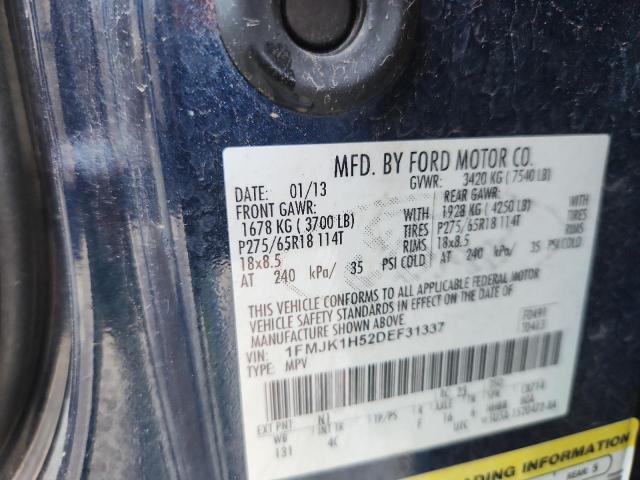 2013 FORD EXPEDITION #3296279508