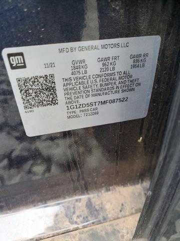 2021 CHEVROLET MALIBU LT #3294491506