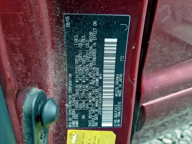 2006 TOYOTA HIGHLANDER #3316120217