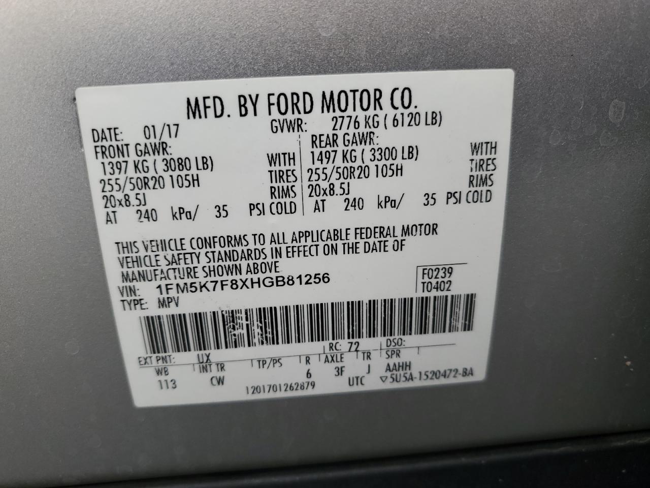 FORD EXPLORER LIMITED