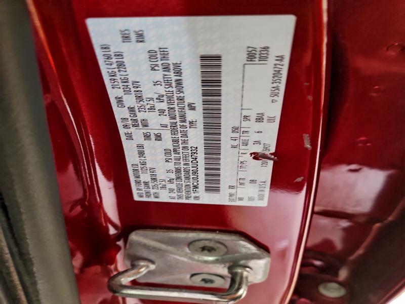 2018 FORD ESCAPE TIT #3297186929