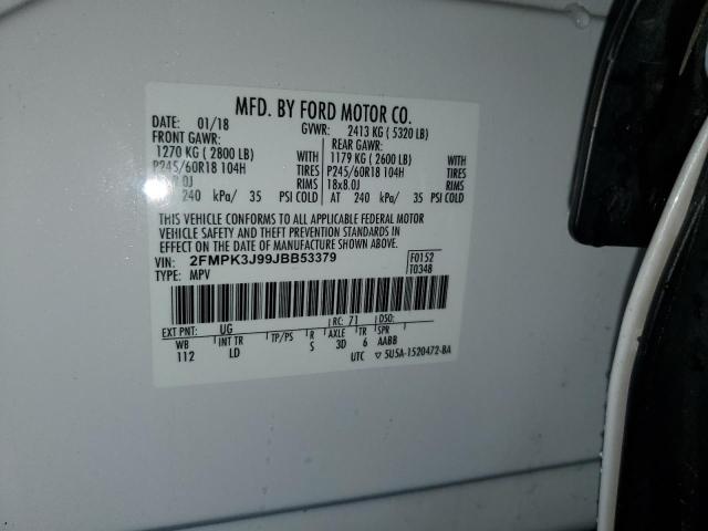 2018 FORD EDGE SEL #3294515503