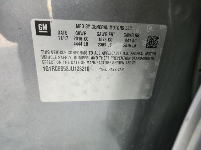 2018 CHEVROLET VOLT LT #3303931729