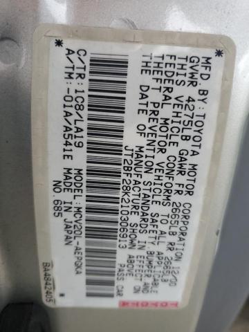 2001 TOYOTA CAMRY LE #3304021632