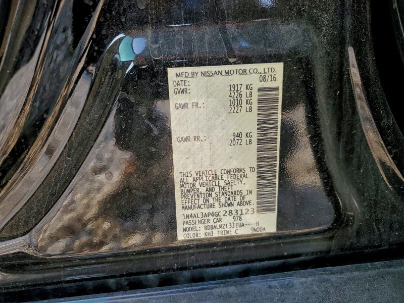 2016 NISSAN ALTIMA 2.5 #3296541423