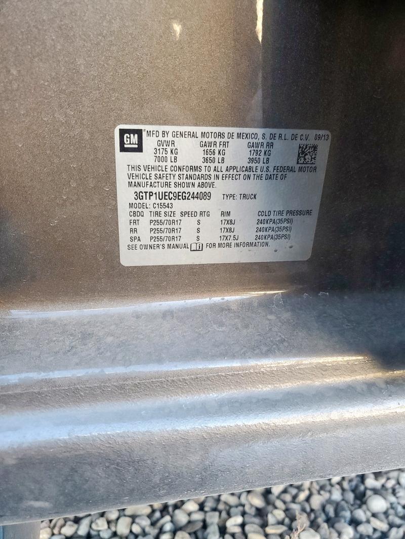 2014 GMC SIERRA C15 #3303001625