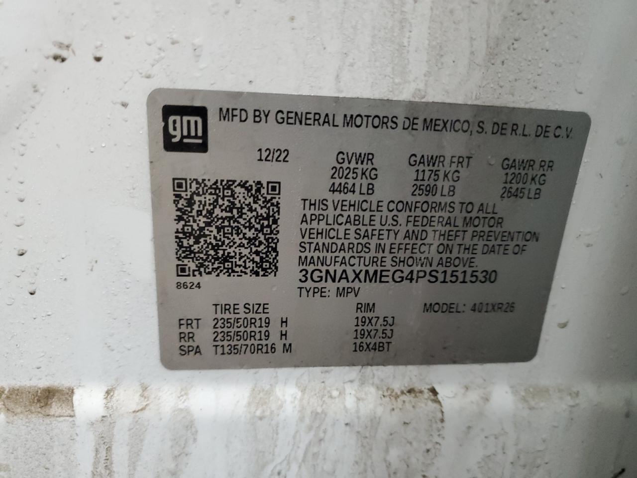 CHEVROLET EQUINOX RS