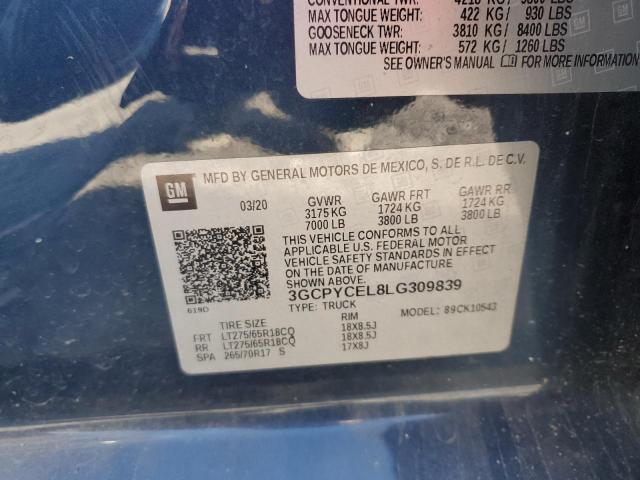 2020 CHEVROLET SILVERADO #3305368307