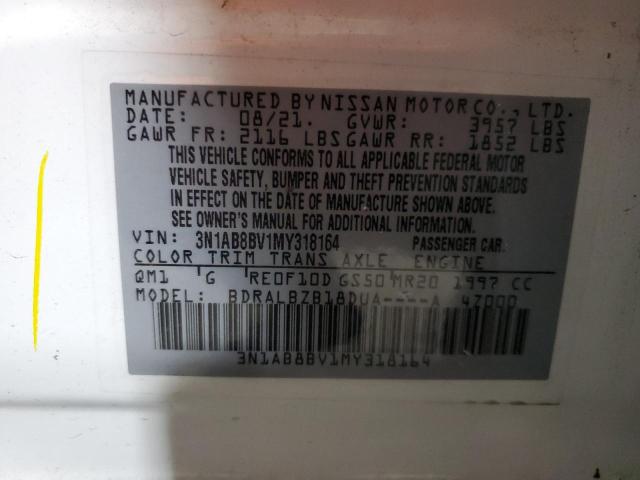 2021 NISSAN SENTRA S #3304769930