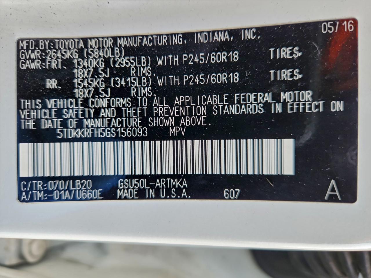 TOYOTA HIGHLANDER XLE